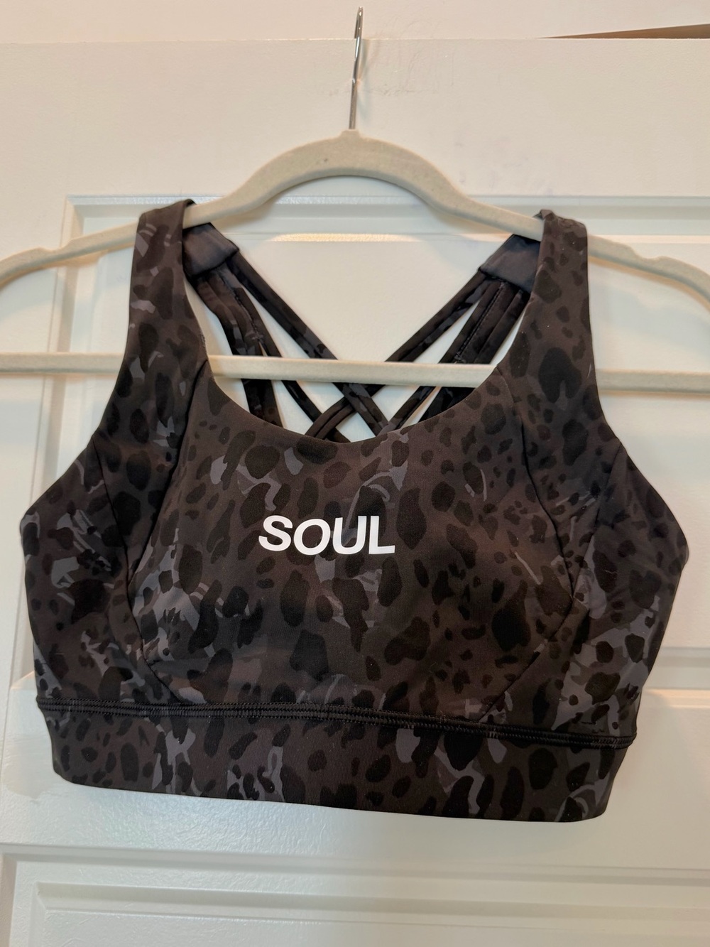 Soulcycle x Lululemon Black Sports Bra Size 6
